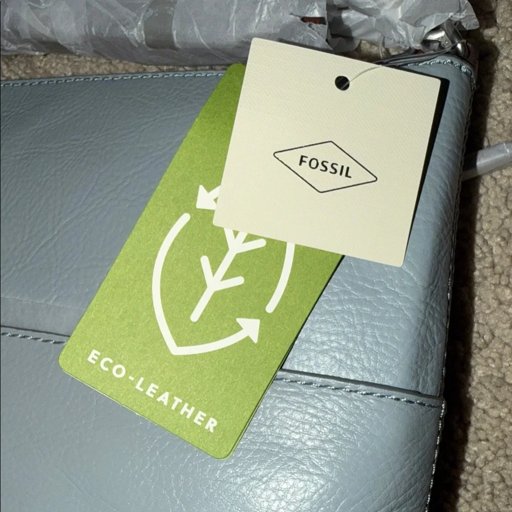 Fossil Fiona LG Crossbody in Smokey Blue NWT - Picture 7 of 8